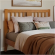 AFI Finley Full Slatted Solid Wood Headboard in Light Toffee