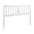 AFI Finley Queen Slatted Solid Wood Headboard in White