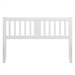 AFI Finley Queen Slatted Solid Wood Headboard in White