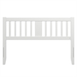 AFI Finley Queen Slatted Solid Wood Headboard in White