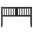 AFI Finley Queen Slatted Solid Wood Headboard in Black