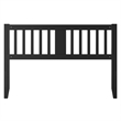 AFI Finley Queen Slatted Solid Wood Headboard in Black