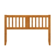 AFI Finley Queen Slatted Solid Wood Headboard in Light Toffee
