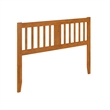 AFI Finley Queen Slatted Solid Wood Headboard in Light Toffee
