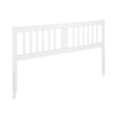 AFI Finley King Slatted Solid Wood Headboard in White