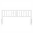 AFI Finley King Slatted Solid Wood Headboard in White