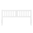 AFI Finley King Slatted Solid Wood Headboard in White