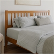 AFI Finley King Slatted Solid Wood Headboard in Light Toffee