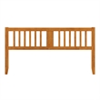 AFI Finley King Slatted Solid Wood Headboard in Light Toffee