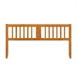 AFI Finley King Slatted Solid Wood Headboard in Light Toffee