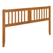 AFI Finley King Slatted Solid Wood Headboard in Light Toffee