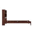 Denver Twin Wood Foundation Bed in Walnut