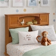 Denver Twin Wood Foundation Bed in Light Toffee
