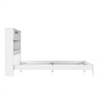 Denver Full Wood Foundation Bed in White