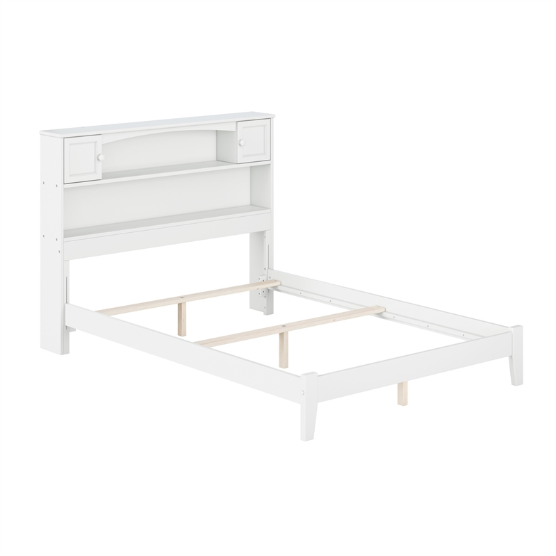 Denver Full Wood Foundation Bed in White