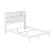 Denver Full Wood Foundation Bed in White