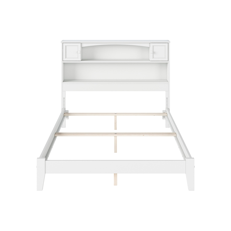 Denver Full Wood Foundation Bed in White