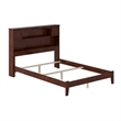 Denver Full Wood Foundation Bed in Walnut