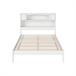 Denver Full Wood Platform Bed in White