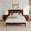 Denver Full Wood Platform Bed in Walnut