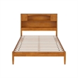 Denver Full Wood Platform Bed in Light Toffee