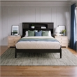 Denver Full Wood Platform Bed in Black