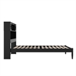 Denver Full Wood Platform Bed in Black