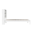 Denver Twin Wood Platform Bed in White