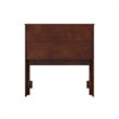 Denver Twin Wood Storage Bookcase Headboard in Walnut
