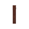 Denver Twin Wood Storage Bookcase Headboard in Walnut