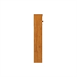 Denver Full Solid Wood Storage Bookcase Headboard in Light Toffee