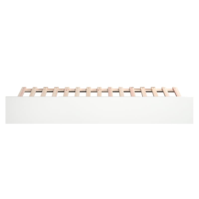 AFI Urban Twin Size Solid Wood Mid-Century Panel Trundle in White