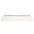 AFI Urban Twin Size Solid Wood Mid-Century Panel Trundle in White