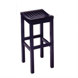 Home Styles Furniture Contour 29 High Black Solid Hardwood Bar stool 