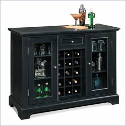 Home Styles Bedford Home Bar Cabinet in Ebony [207809]