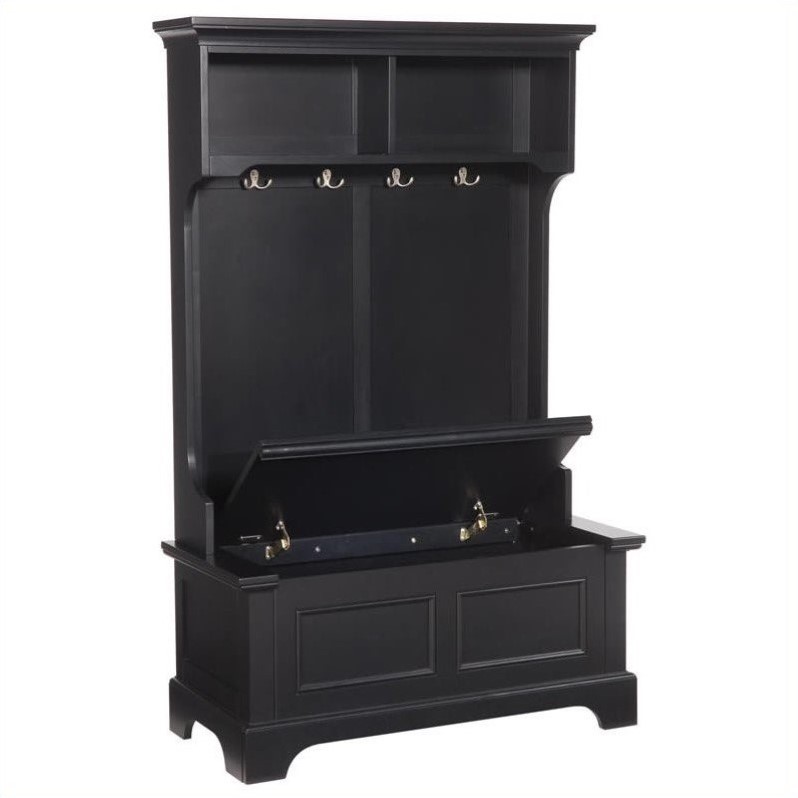 Hall Tree in Black Finish - 5531-49